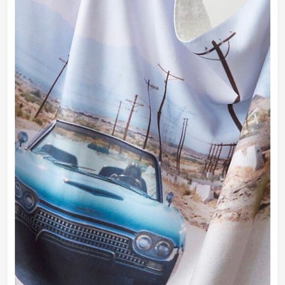 NWT Free People Ro-RI-Ku XFP Landscape sherpa blanket. - Picture 2 of 8